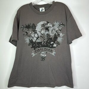 Vintage Dynasty Pikes Peak Colorado Gray Tshirt Large